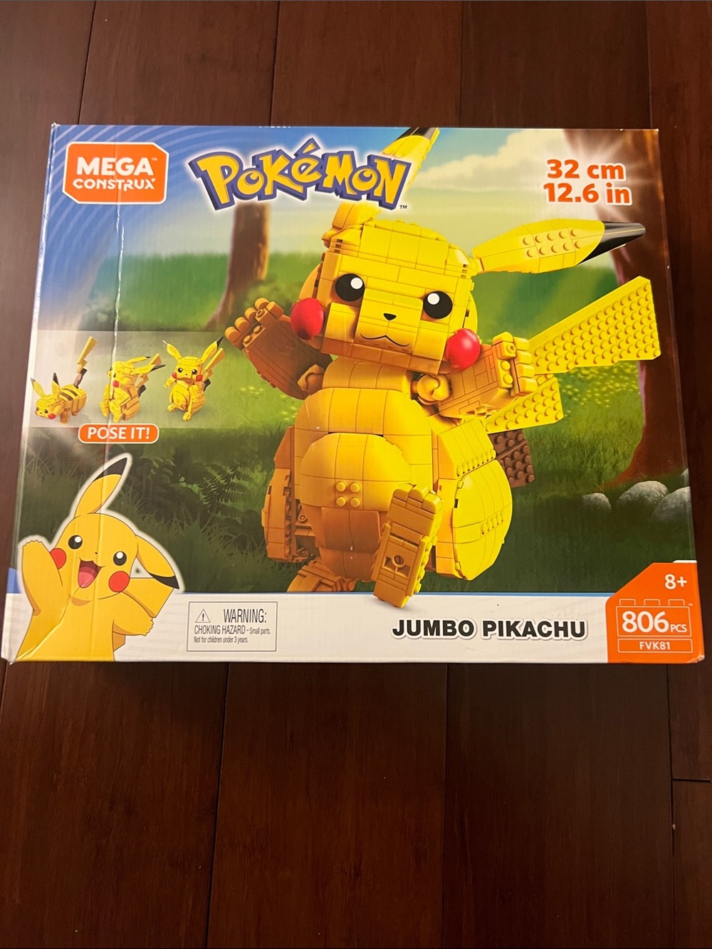 Pokemon Jumbo Pikachu Building Set - Yellow